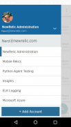 New Relic Android app screenshot 1
