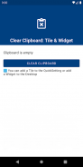 Clear Clipboard: Tile & Widget screenshot 0