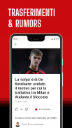 Rossoneri Live – App del Milan screenshot 2