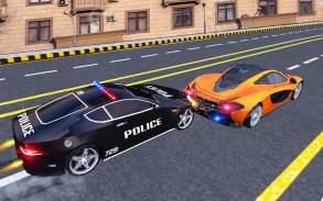 POLISI Mengejar Di Jalan raya Lalu lintas Simulato screenshot 0