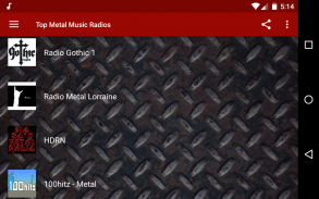 Spitzenmetallradios screenshot 1