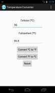 Farenheit to Celsius Converter screenshot 1