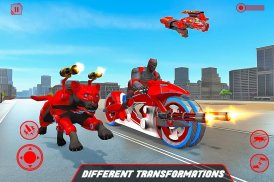 Police Panther Robot Bike Transformation Hero screenshot 4