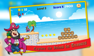 Perdu île Run Pirate screenshot 2