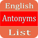 English Antonyms List