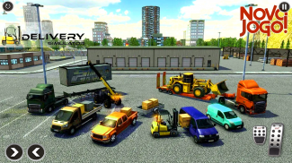 Police Forklift JCB Truck Game screenshot 3