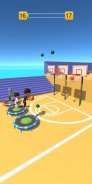 Jump Up 3D: Basketbal spel screenshot 2