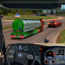 Oil Tanker Offroad Cargo Truck Transport Drive 3D Icon