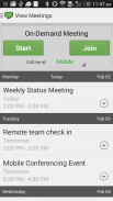 ReadyTalk Conferencing screenshot 0