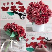 Paper Flower Craft Tutorials screenshot 0