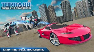 Tornado Robot Car Transform: Hurricane Robot Games screenshot 2