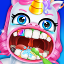 Unicorn Pet Dentist Dental Care Teeth Games
