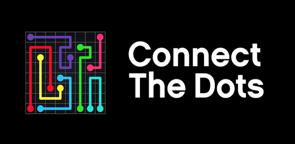 Color connect. Connect the Dots game. Connect lines game.