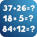 Math problems: mental arithmetic game Icon