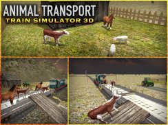 Animal Transport Train Sim 3D screenshot 6