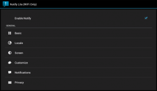 Notify Lite (WiFi Only) screenshot 4