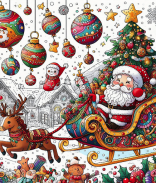 Coloring Book: Christmas Games screenshot 0