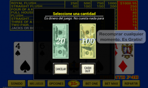 Vídeo Poker - ¡Gratis! screenshot 7