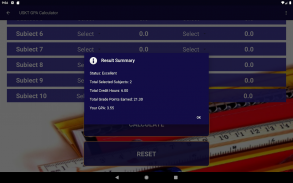 USKT GPA Calculator screenshot 1