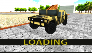 4x4 Off Road Army Jeep Stunts screenshot 10