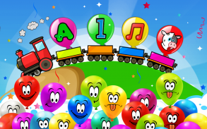 Balloon game - Game pembelajaran untuk anak-anak screenshot 0