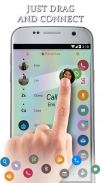 Theme Dialer Holographic Phone screenshot 1