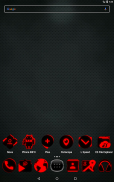 Flat Black and Red Icon Pack v4.7 ✨Free✨ screenshot 14