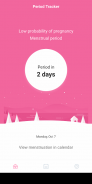 Period tracker - menstruation screenshot 1