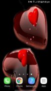 Valentine Red Hearts LWP screenshot 0