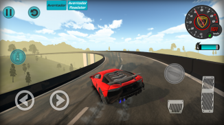 Aventador car simulator screenshot 2