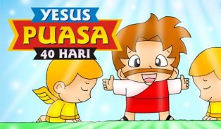 Komik Alkitab Yesus PUASA 40 Hari screenshot 0