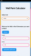Wall Paint Calculator screenshot 0