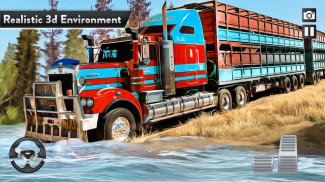 Cargo Truck Simulator :  Off Road Hill Driving screenshot 2