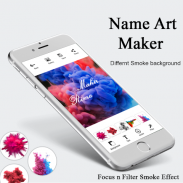 Name Art Maker - Focus n Filter Smoke Effect Maker screenshot 5