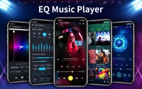Pemutar musik - Powerful Equalizer Audio Player screenshot 2