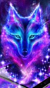 Galaxy Wolf Live Wallpaper screenshot 1