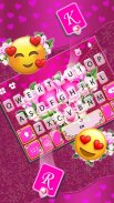 Pink Rose Flower Keyboard Theme screenshot 4