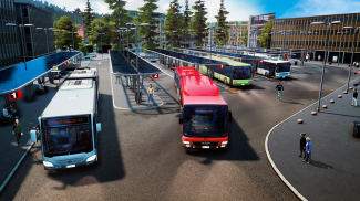 Simulator Transportasi Bus Nyata - Game Gratis 3d screenshot 3