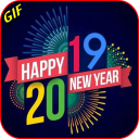 Happy New Year GIF 2019 Icon