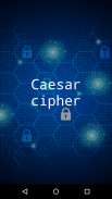 Caesar cipher screenshot 0