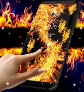 Fire flames live wallpaper screenshot 1