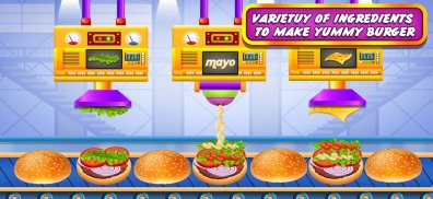 Burger factory kitchen simulator: Fast food maker screenshot 0