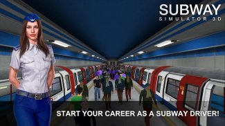 Subway Simulator 3D - U Bahn Spiele screenshot 2