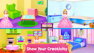 Doll House Design: Girl Home Game, Color by Number screenshot 3