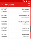 MyFitness screenshot 1