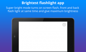 Bright Front & back flashlight screenshot 1