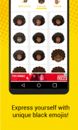 AfroMoji: African Afro Emoji Stickers Black screenshot 10