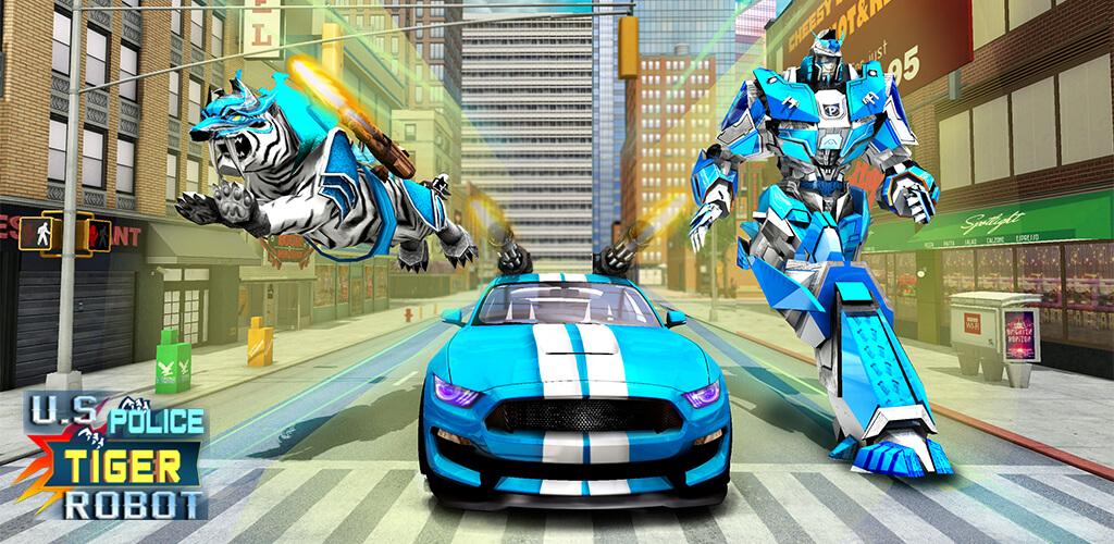 jogo de robô policial tigre - Download do APK para Android