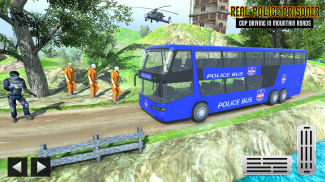 Police Bus Prison Transport 3D screenshot 1