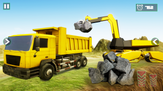 berat penggali konstruksi truk menyetir permainan screenshot 7